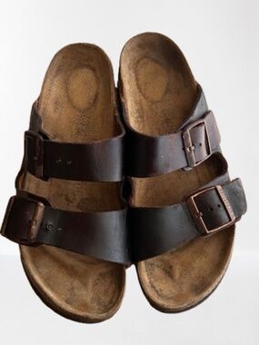 Birkenstock Arizona Sandals EU 40 Brown Leather